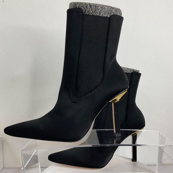 Good American Shoes Booties Womens Sz 6 Kickstand Neoprene Black 001 $319 Nwb - Picture 7 of 12